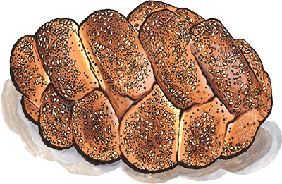 More Rockin' Challah illustration