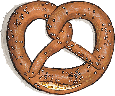 Bavarian Pretzel Twist illustration