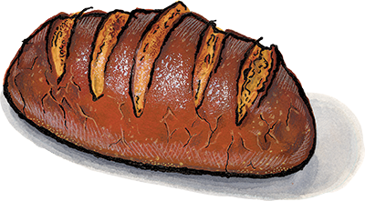jewish rye illustration