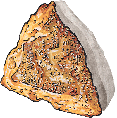Lemon scone illustration