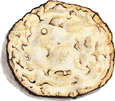 Sky's the Lemon cookie illustration
