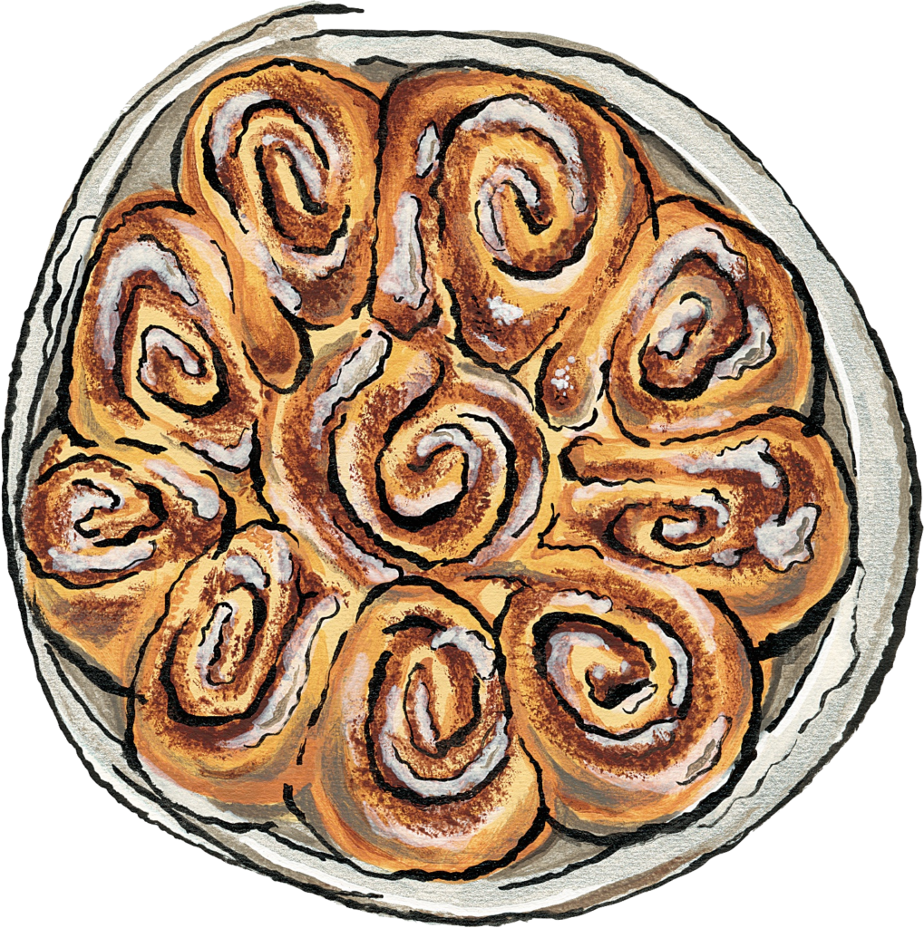 Cinnamon Roll 10-pan illustration
