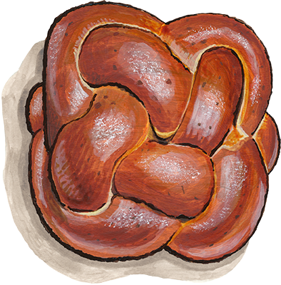 German Challah illustration